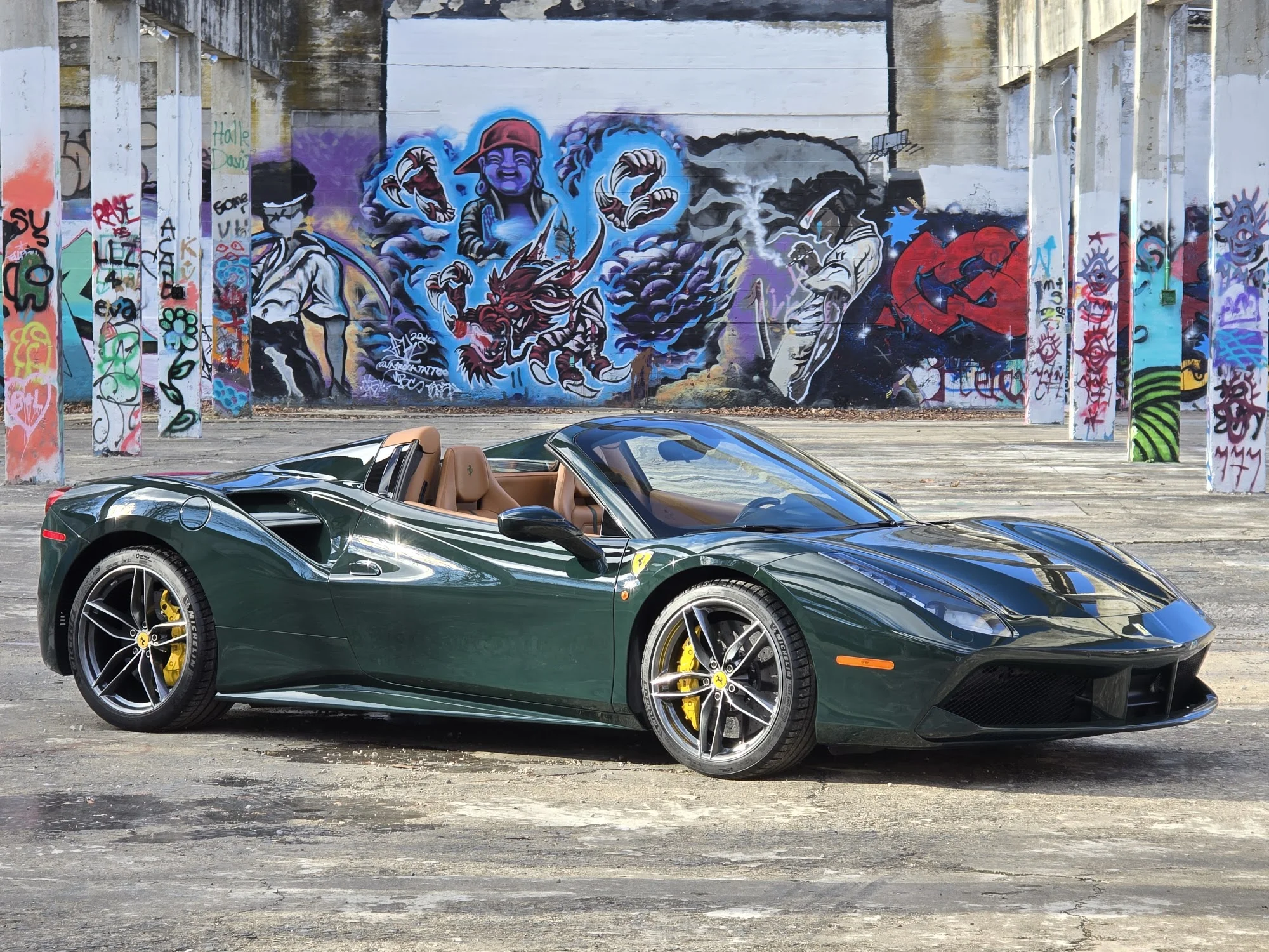 Ferrari 488 photographed for Fine Finishes Restoration
